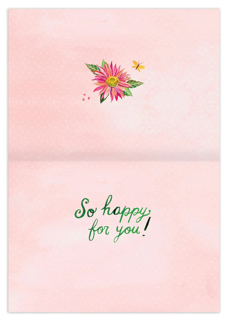 Country Blooms Congrats Card