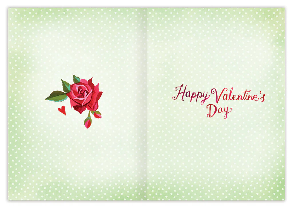 Rose Valentine's Day Card