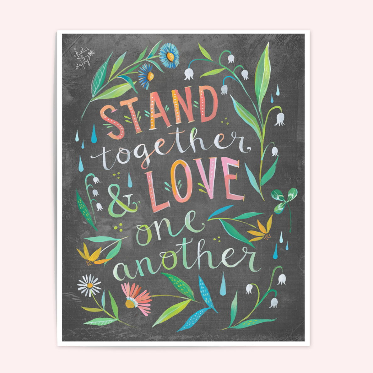 Stand Together Art Print