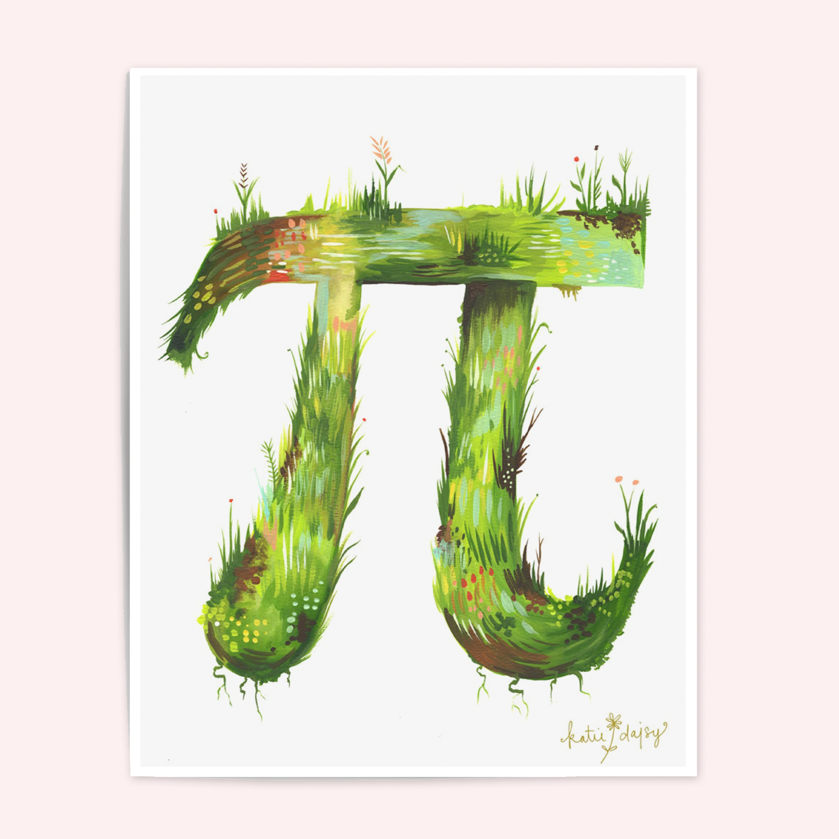 Pi Art Print