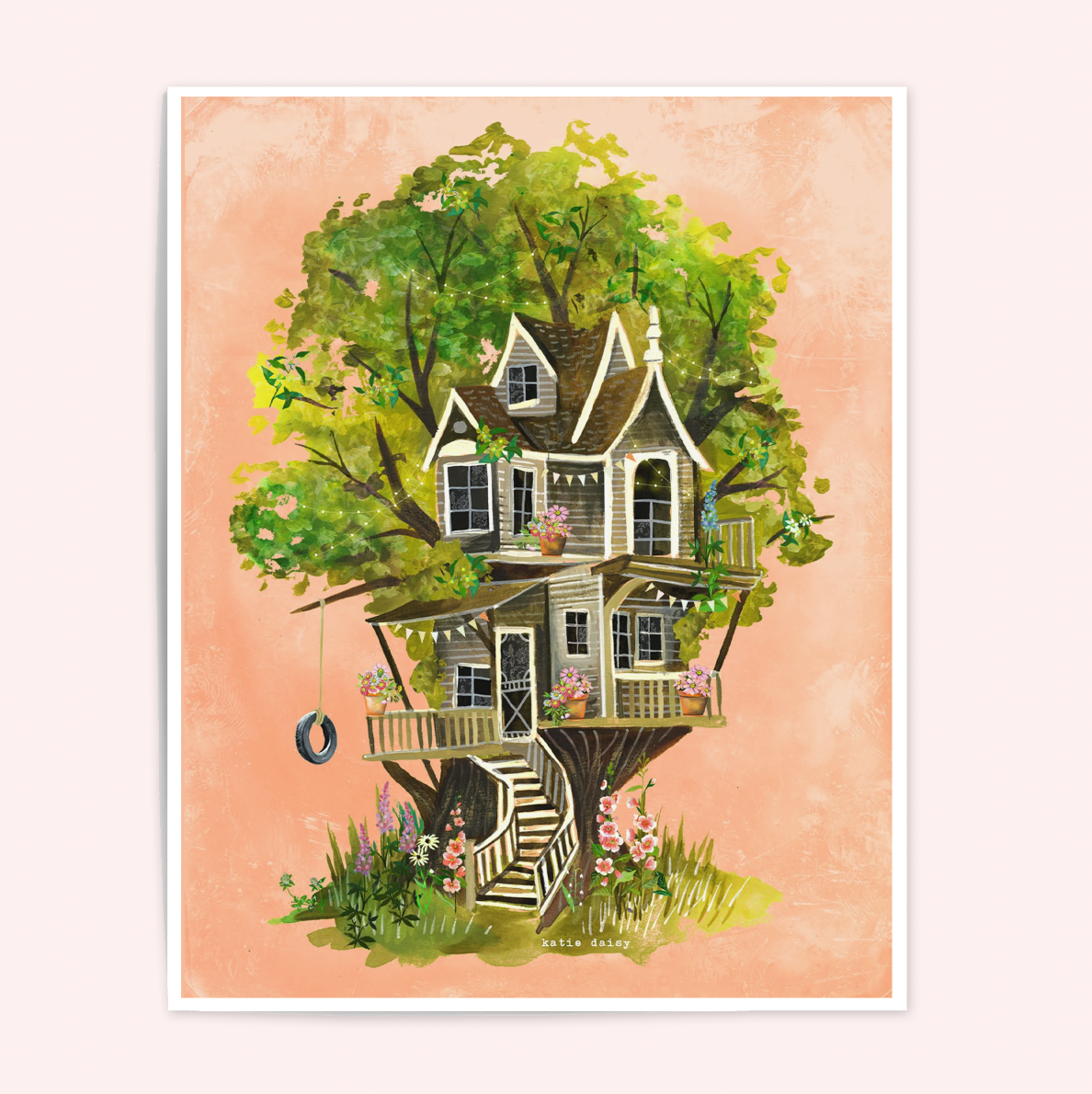 Treehouse Art Print