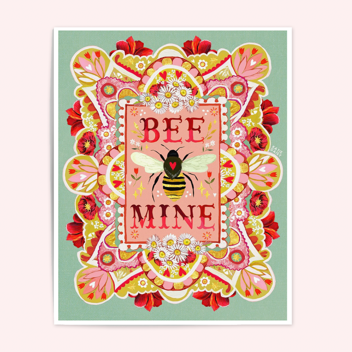 Bee Mine Art Print