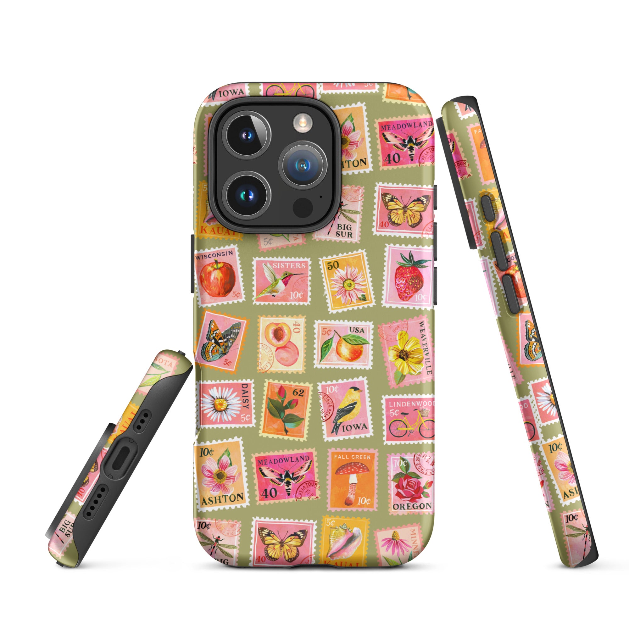 Stamp Collection Tough Case for iPhone® iPhone 16 Pro Matte iPhone 11