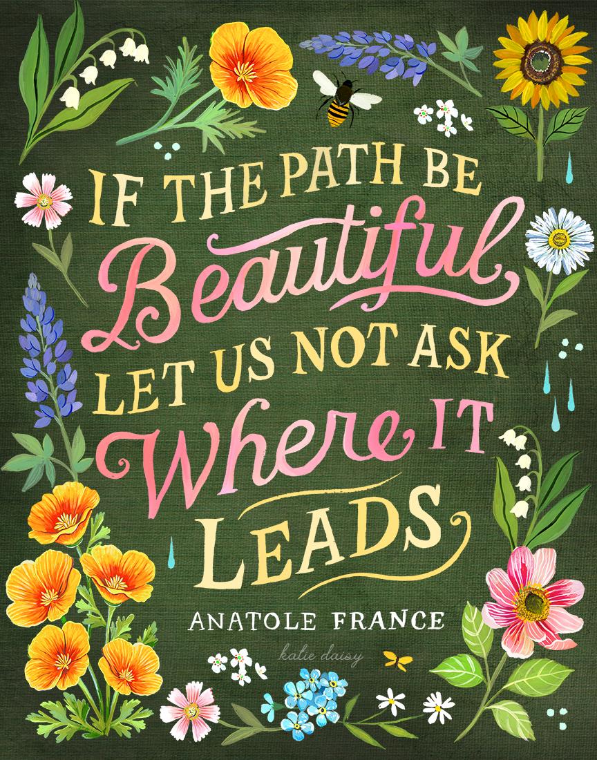 Path Art Print