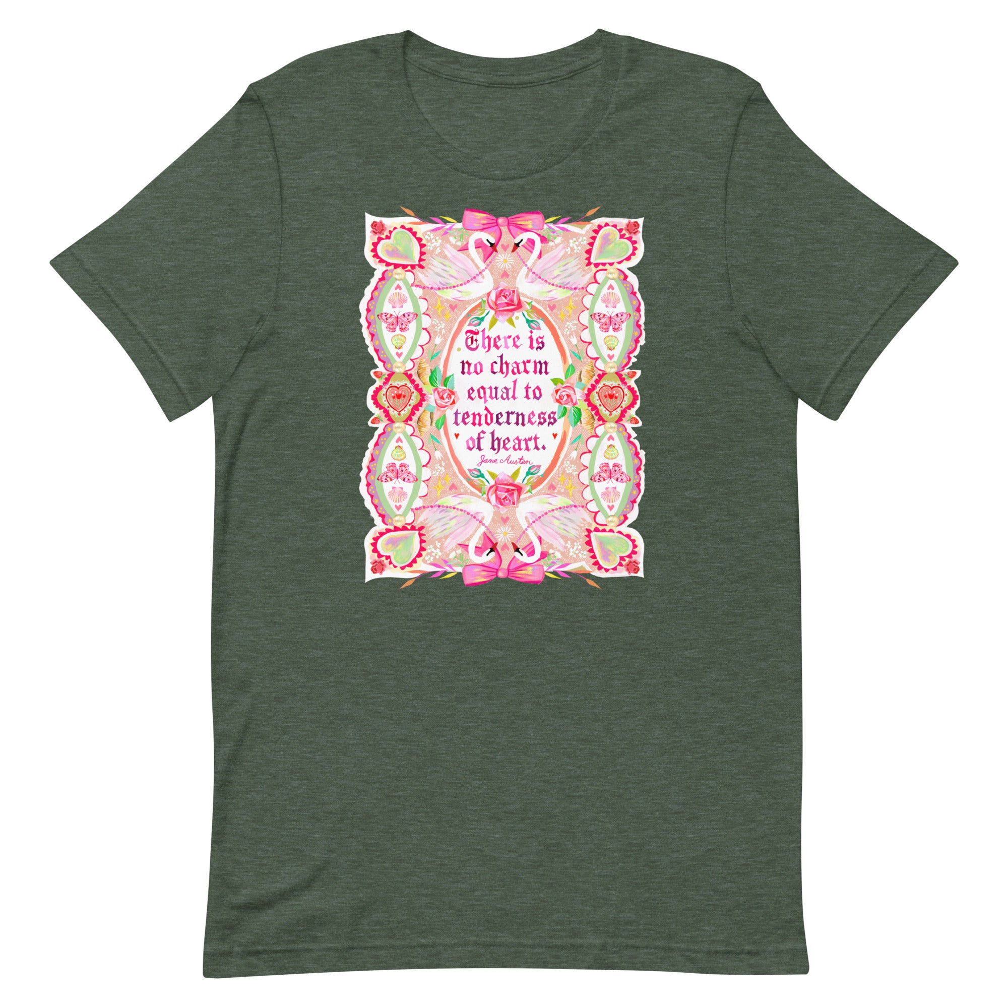 Tenderness of Heart T-Shirt Heather Forest