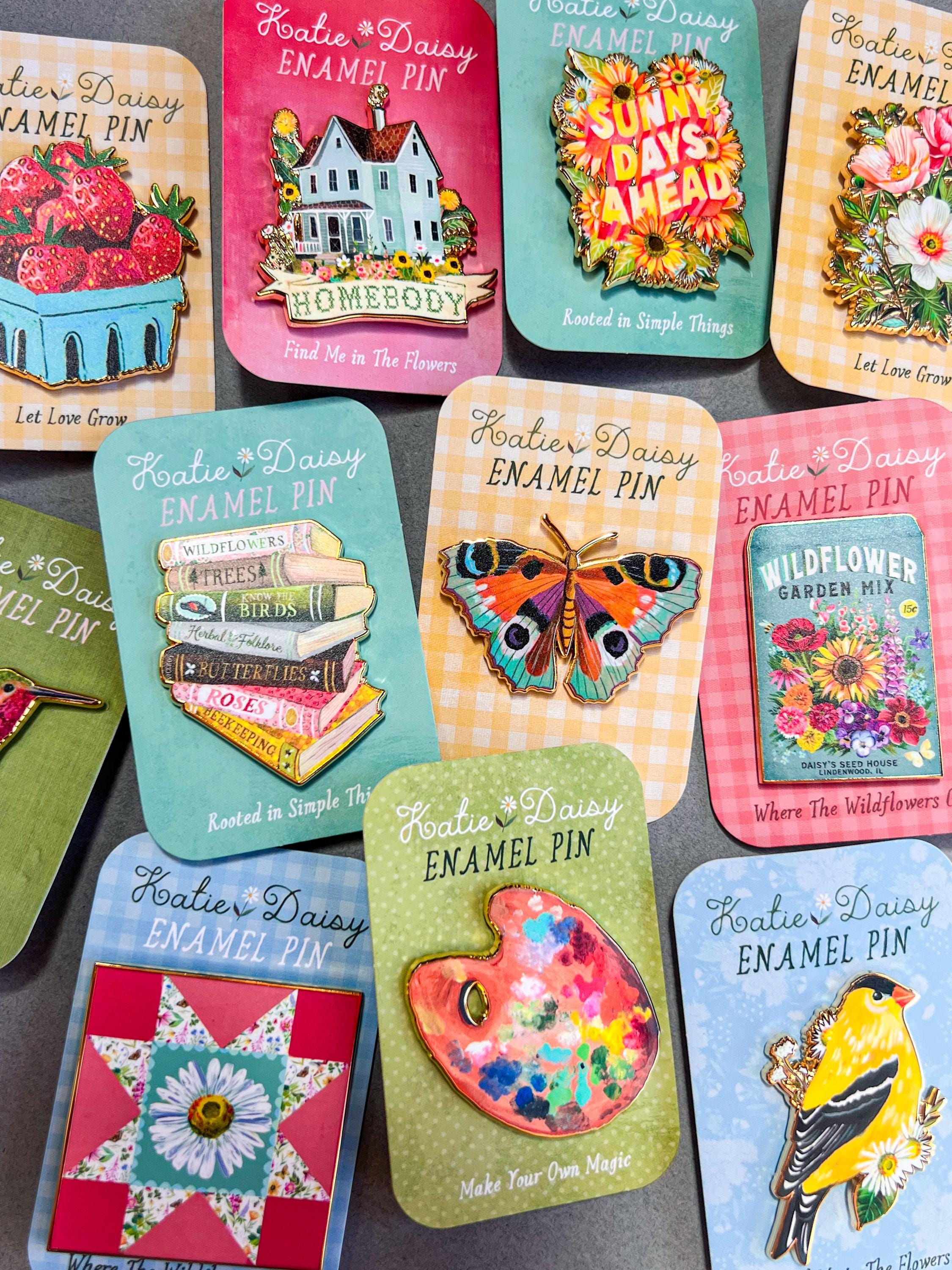 Homebody Enamel Pin