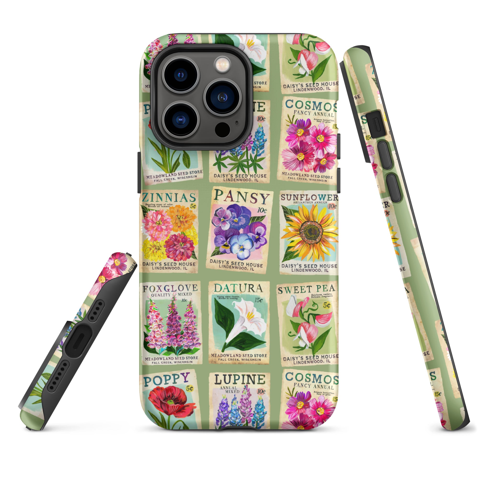 Seed Packets Tough Case for iPhone® iPhone 14 Pro Max