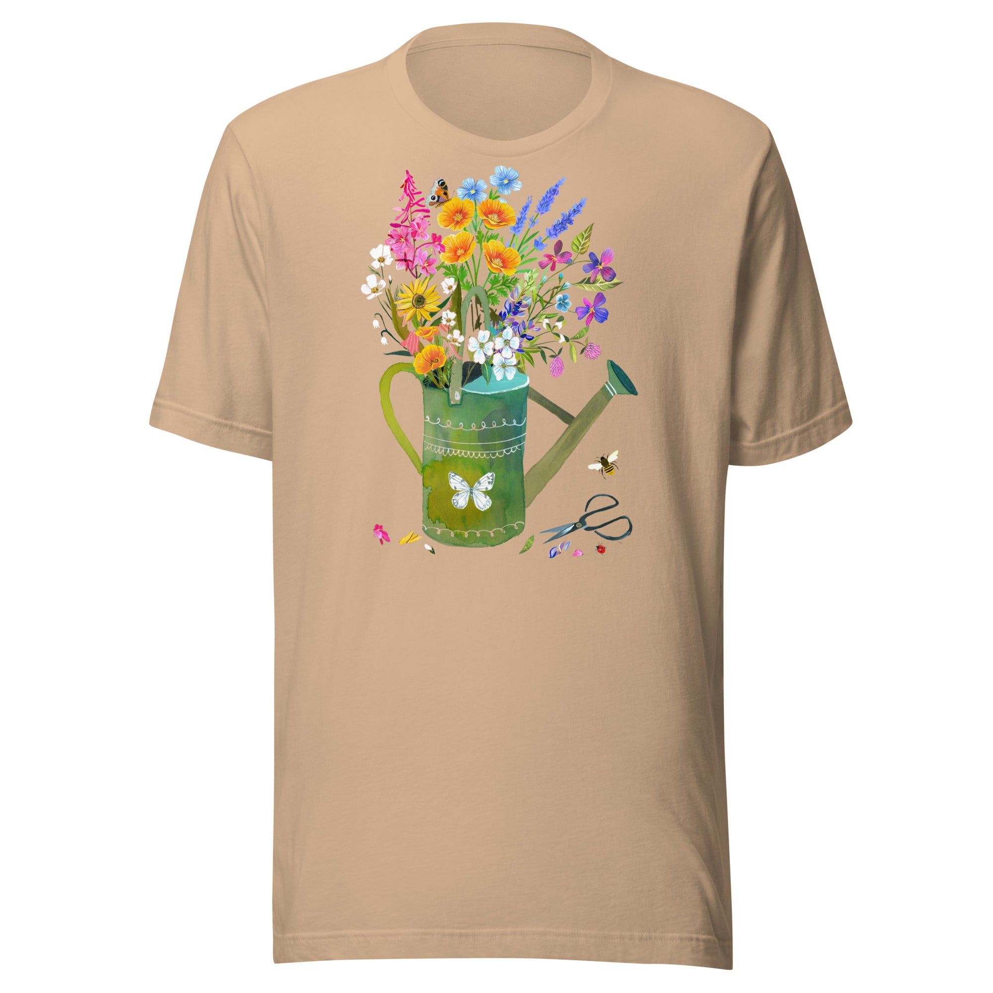 Watering Can T-Shirt Tan