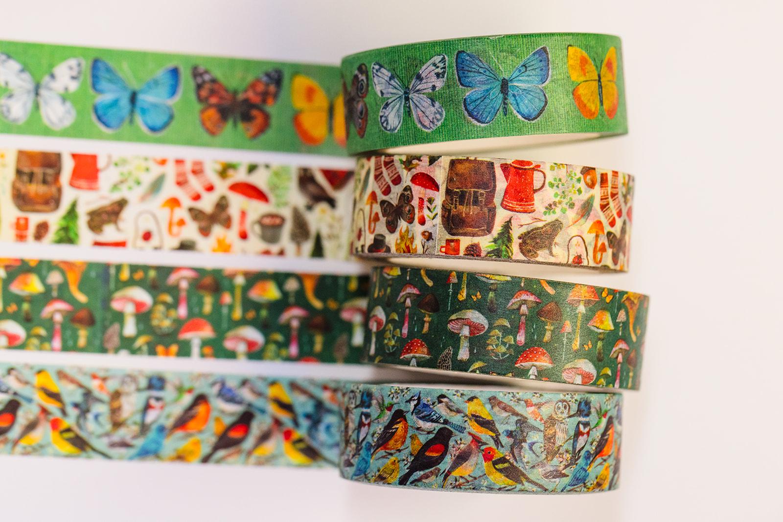 Outdoorsy - 4-Pack Washi Tape Roll Set