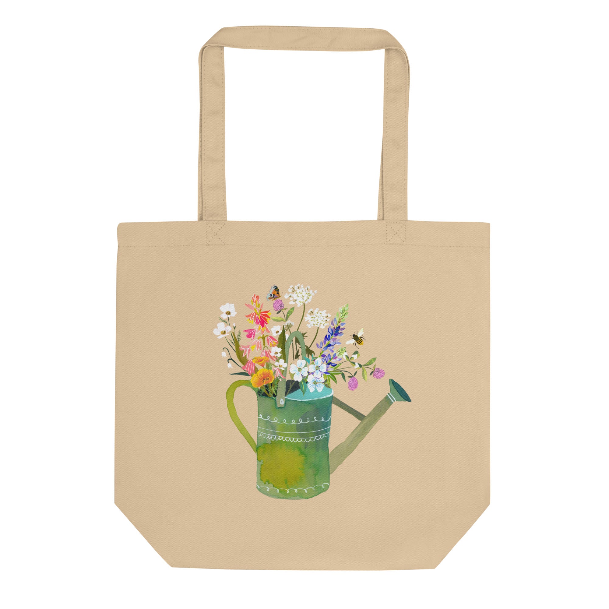 Organic Cotton Tote Bag - Watering Can Default Title