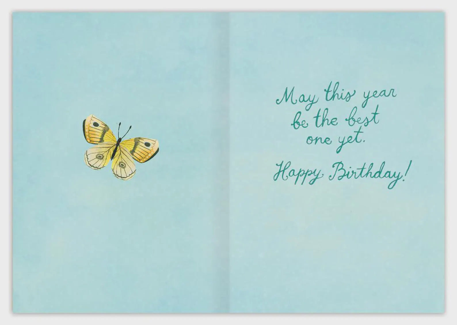 A Year of Wishes Book Stack - Birthday Card