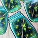 Firefly Jar Sticker with holographic accents
