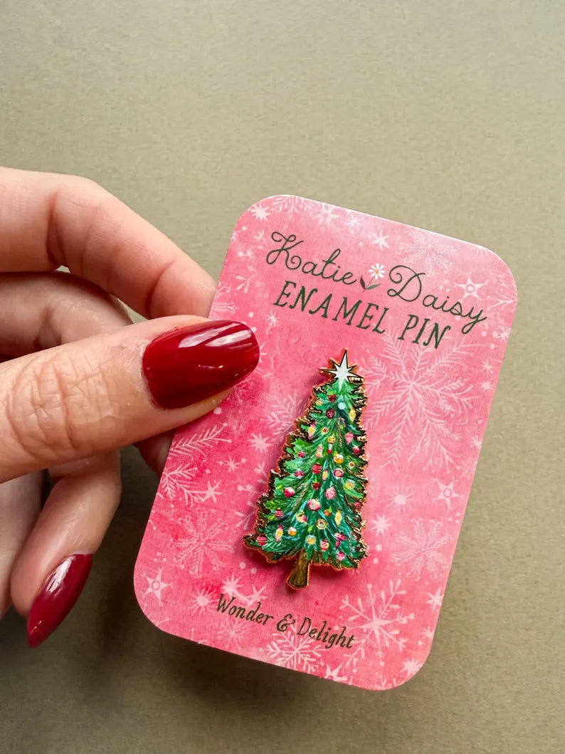 Christmas Tree Enamel Pin