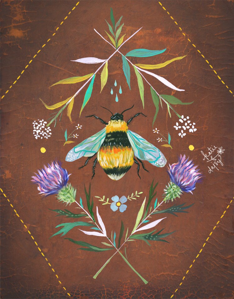 Bee Art Print