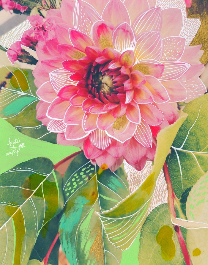 Dahlia Art Print