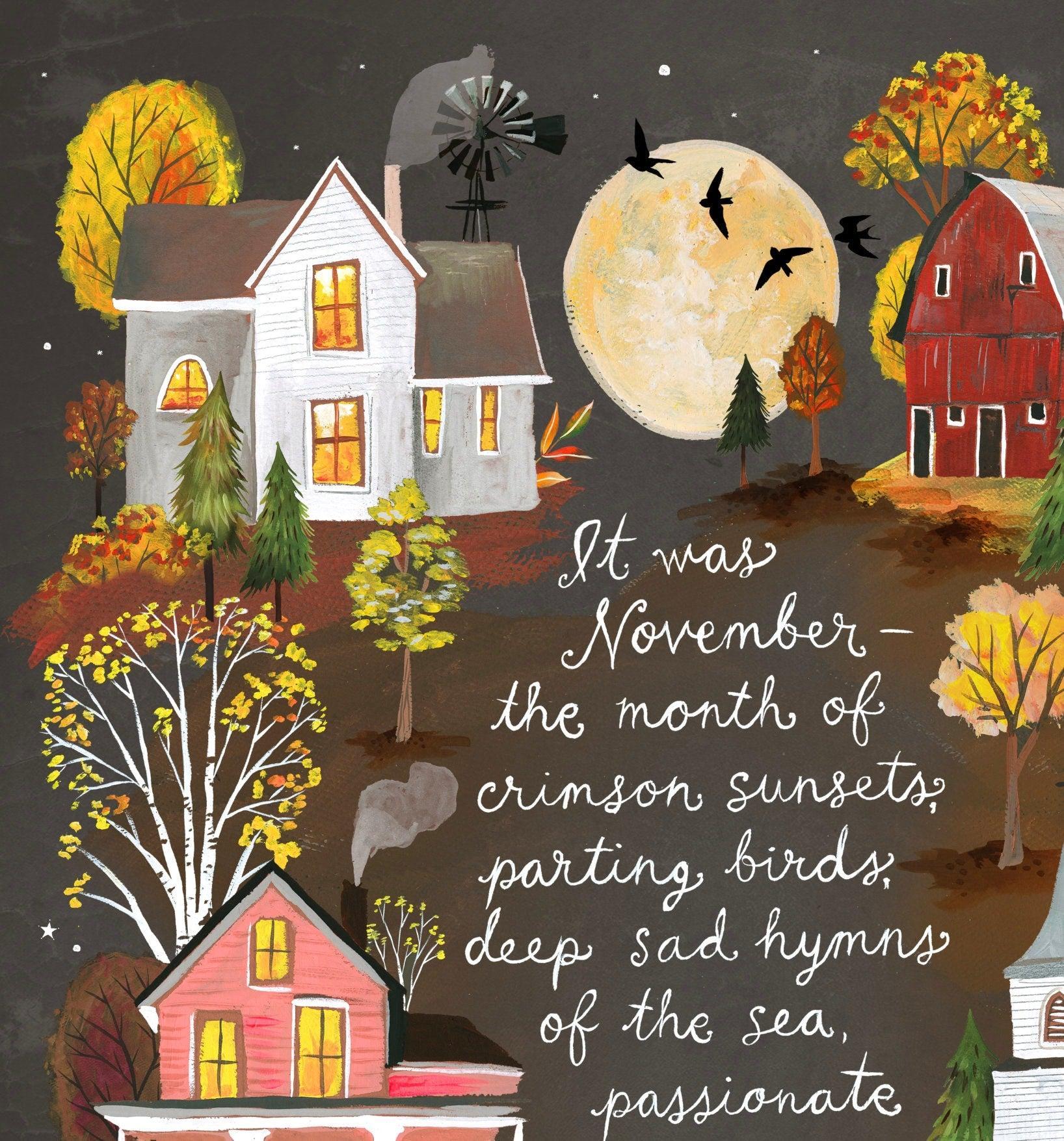 November Art Print