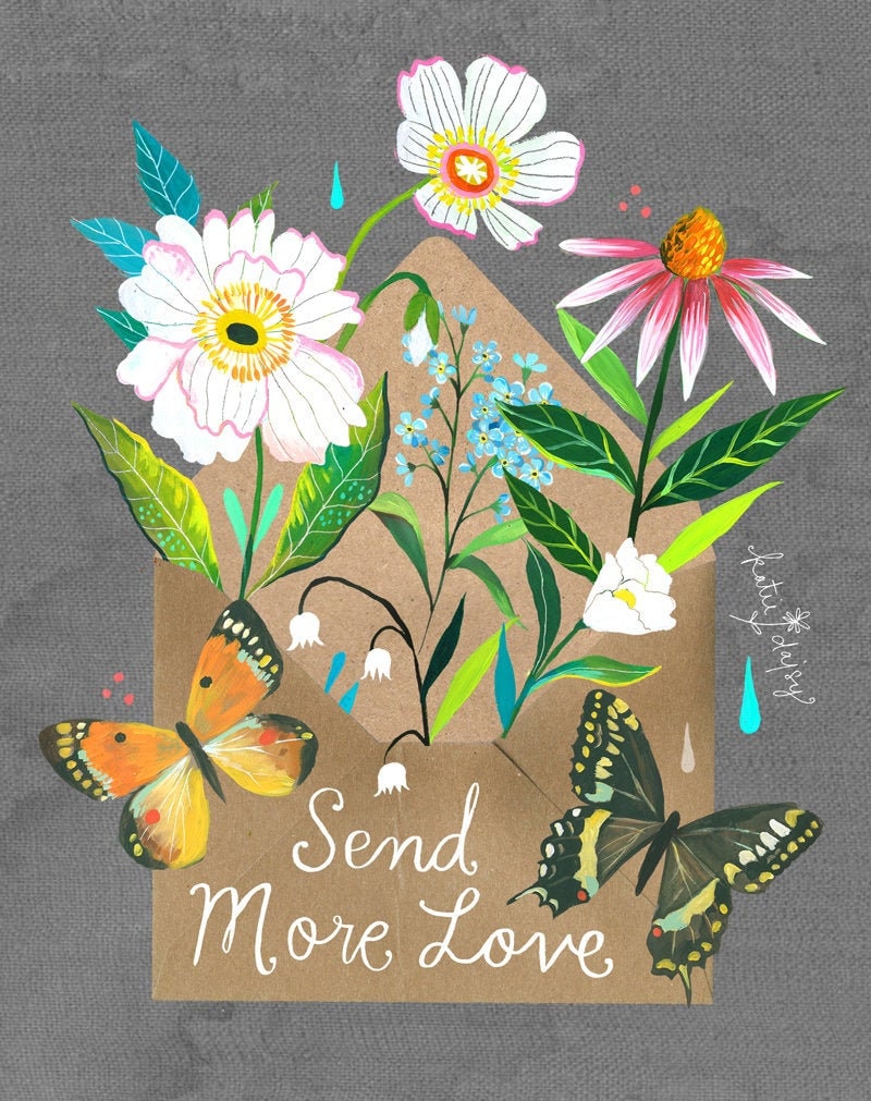 Send More Love Art Print