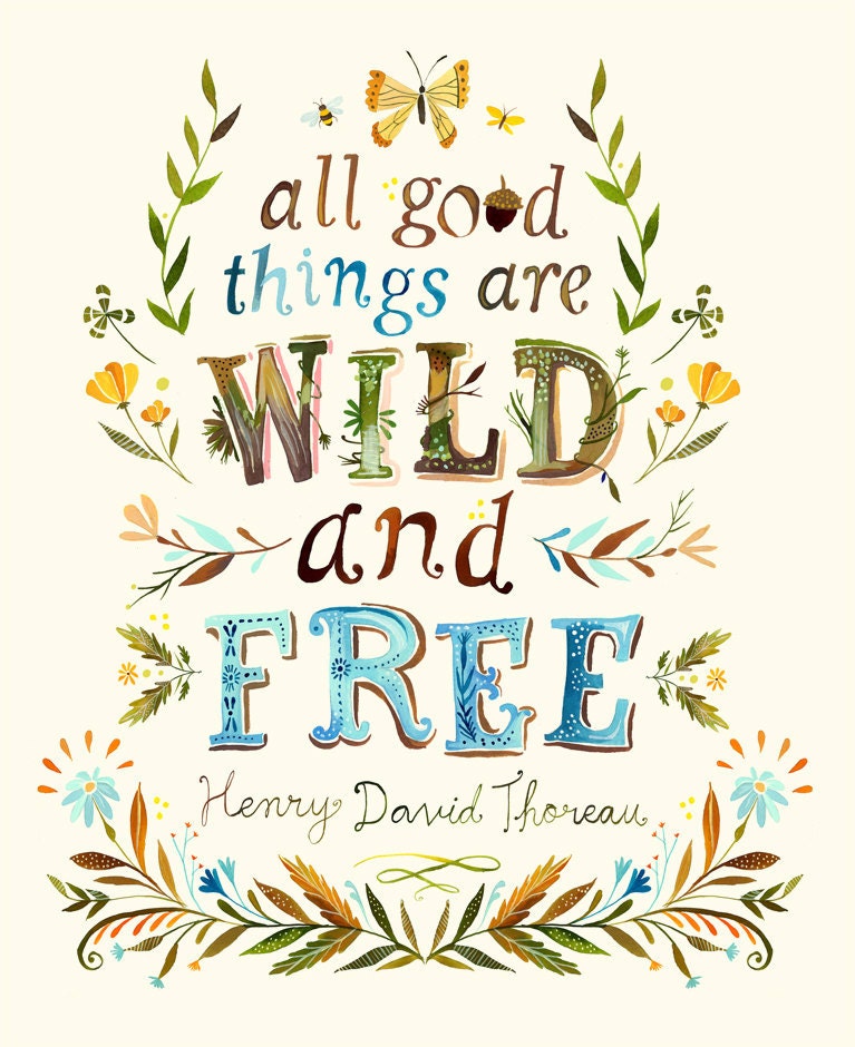 Wild and Free Art Print