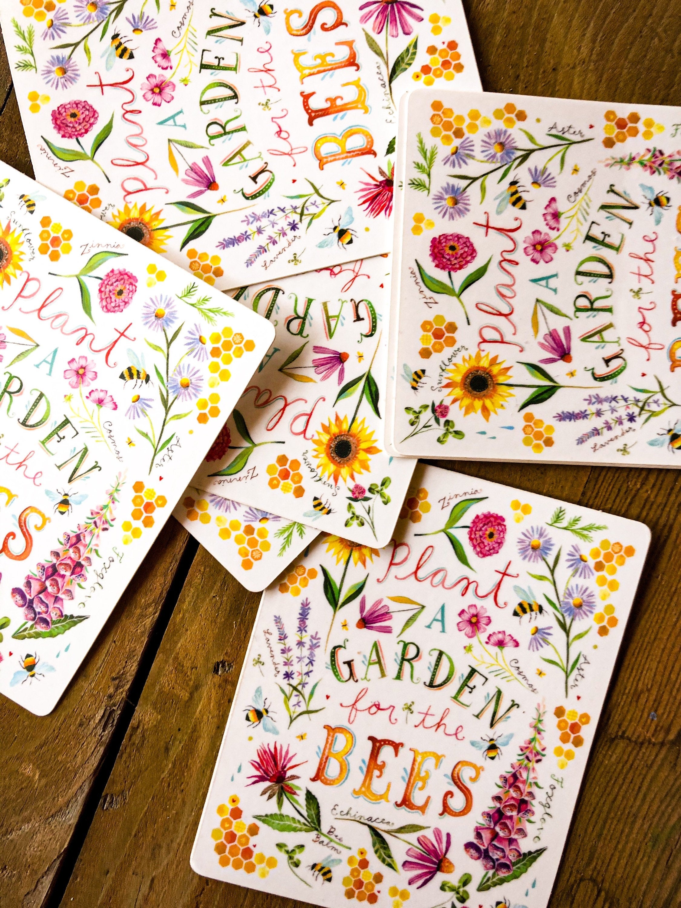 For The Bees - Matte Sticker