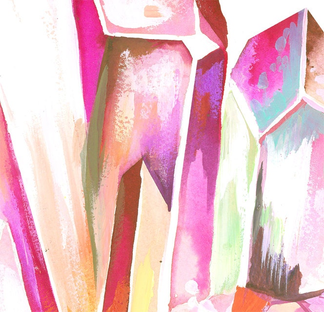 Quartz Art Print