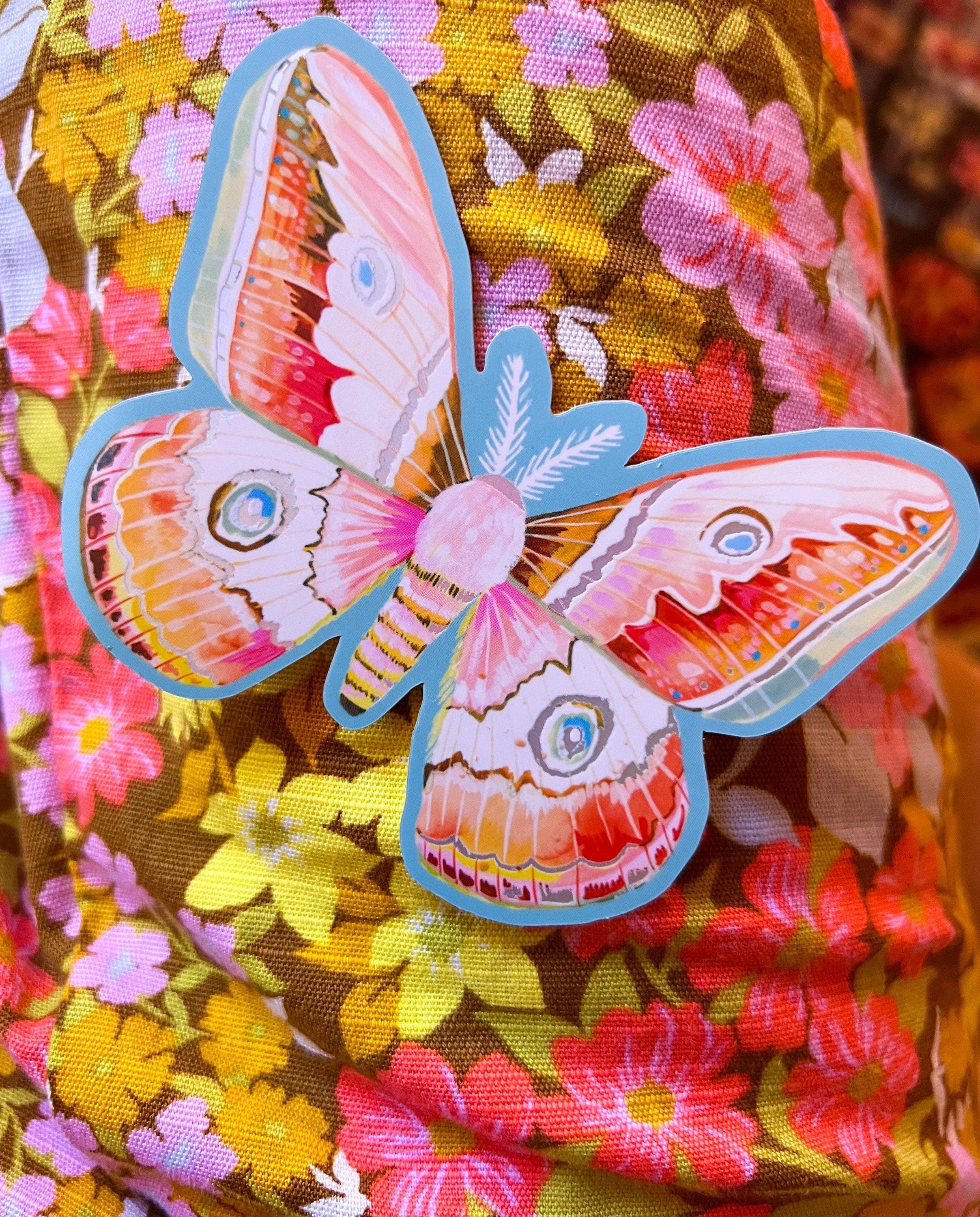 Carnival Moth Sticker
