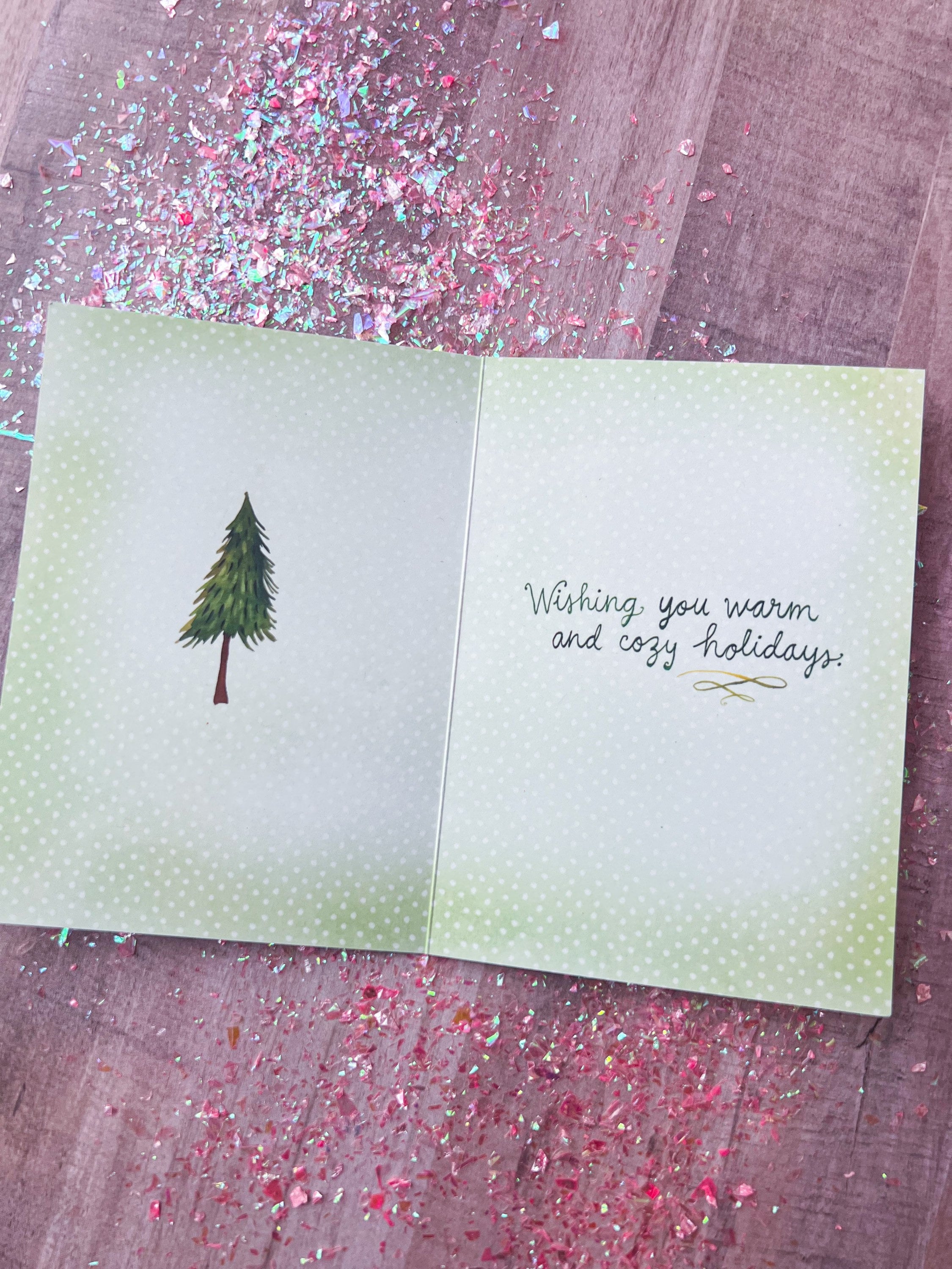 Snow Globe Holiday Card