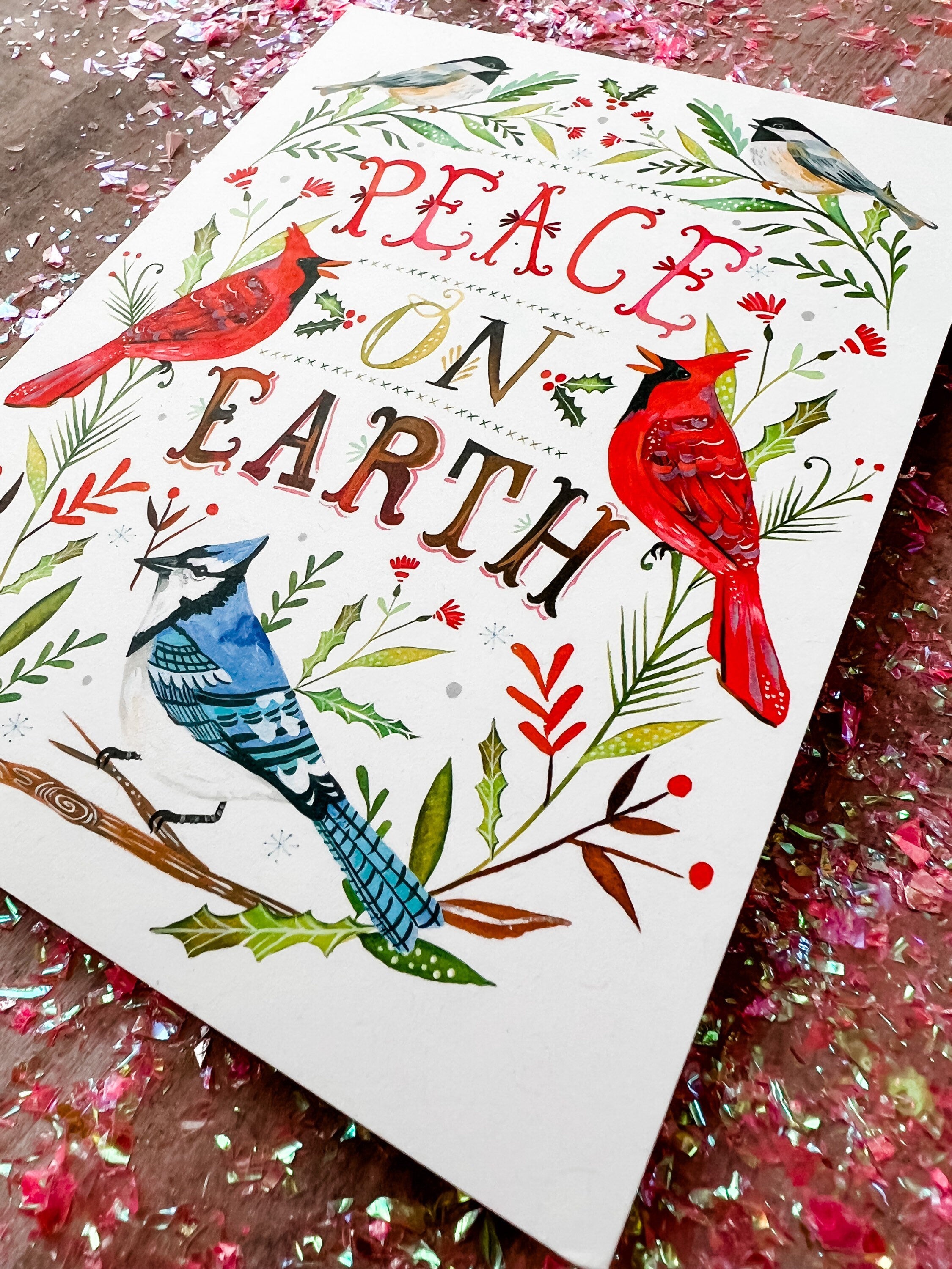 Peace on Earth Holiday Card