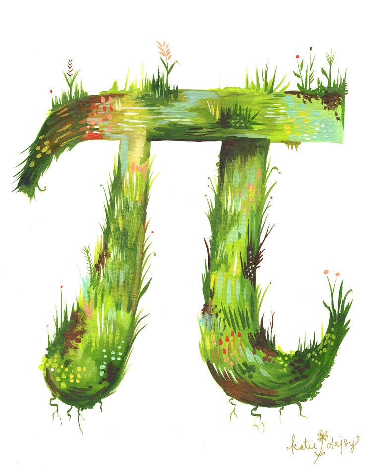 Pi Art Print