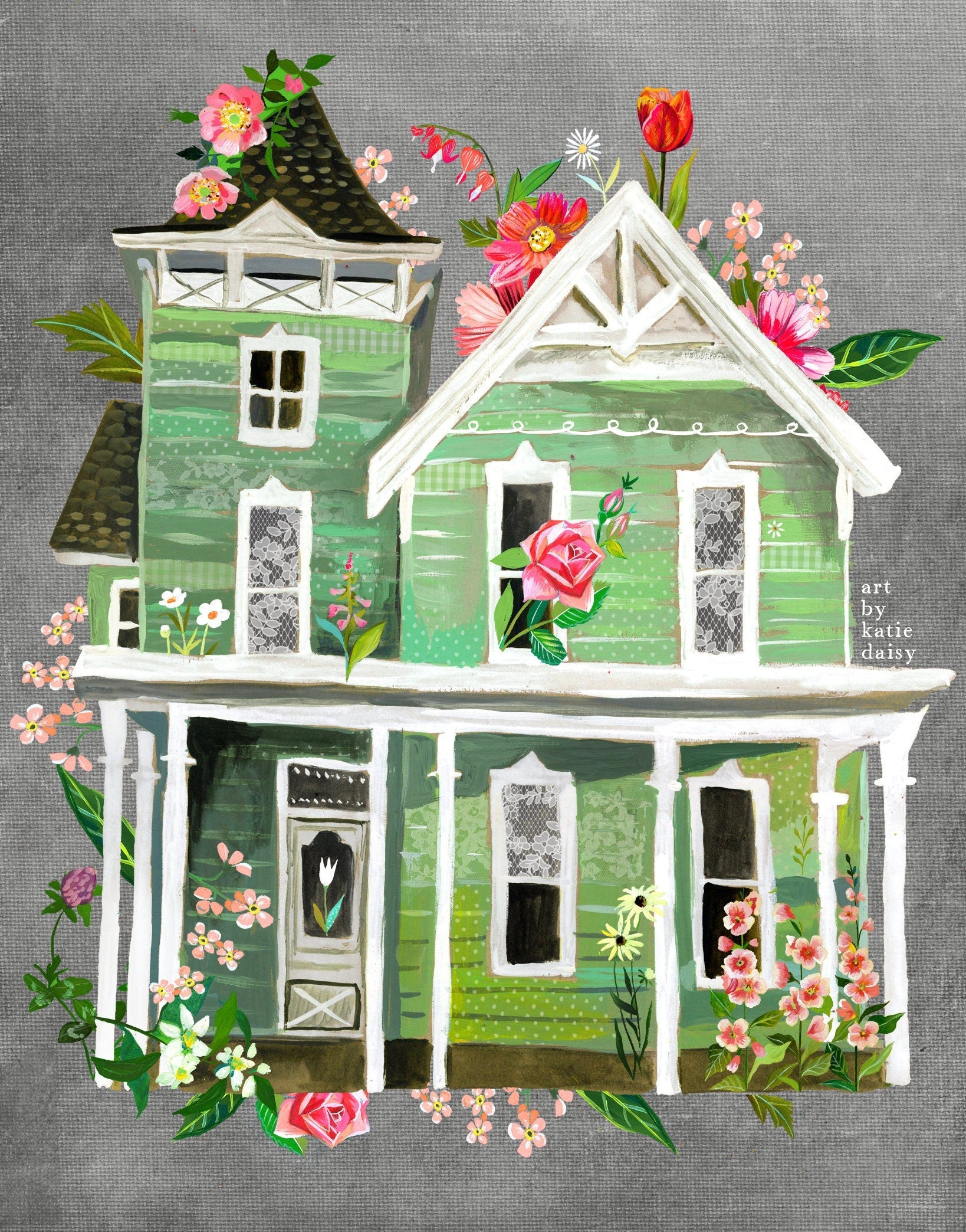 Garden Home Art Print
