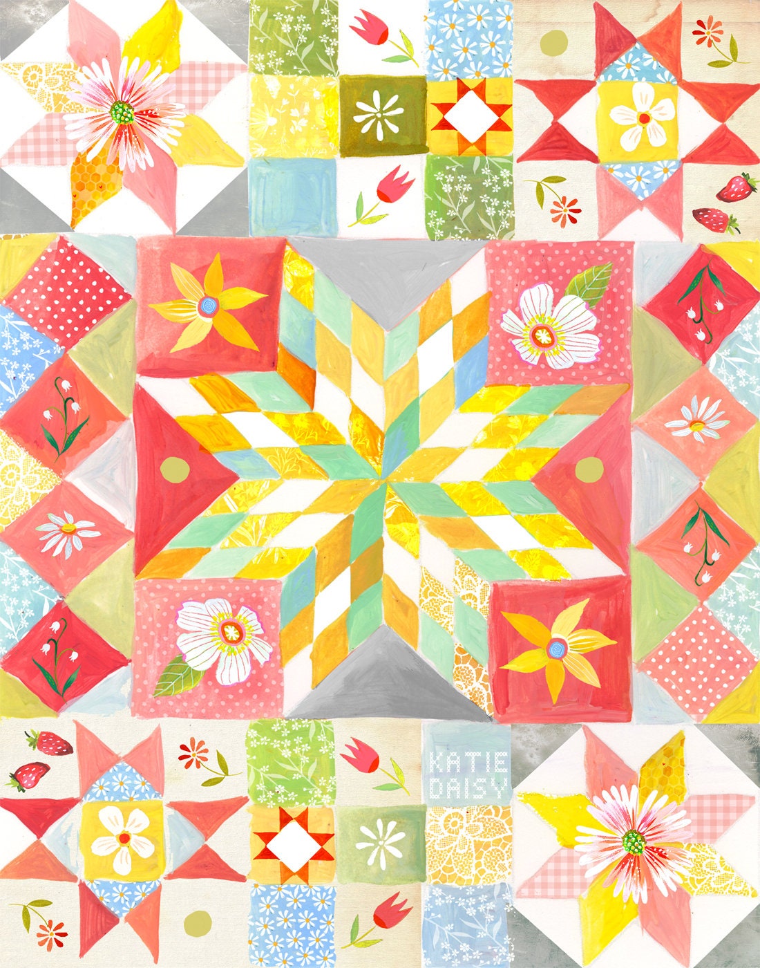 Quilt Art Print
