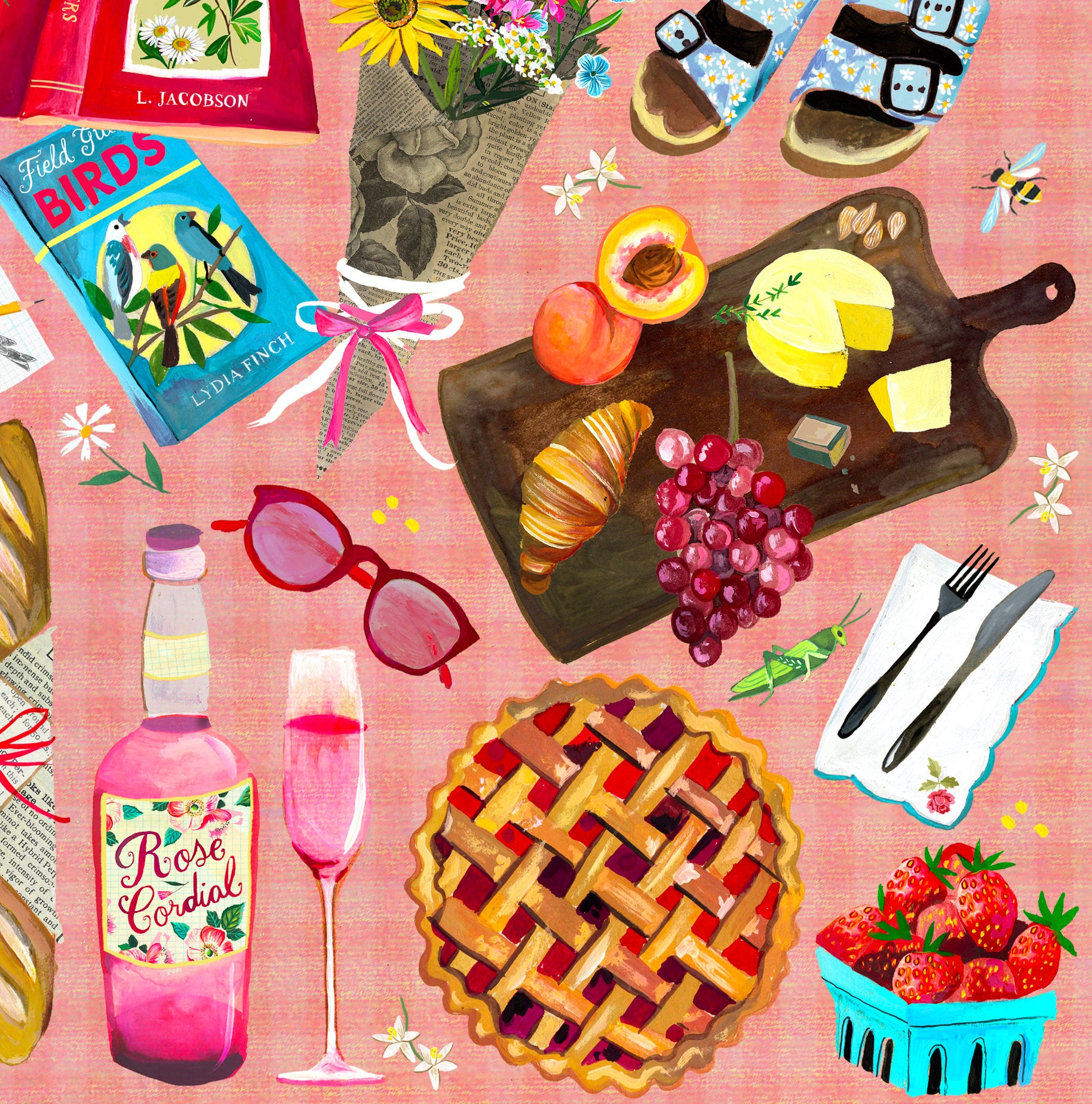Picnic Art Print