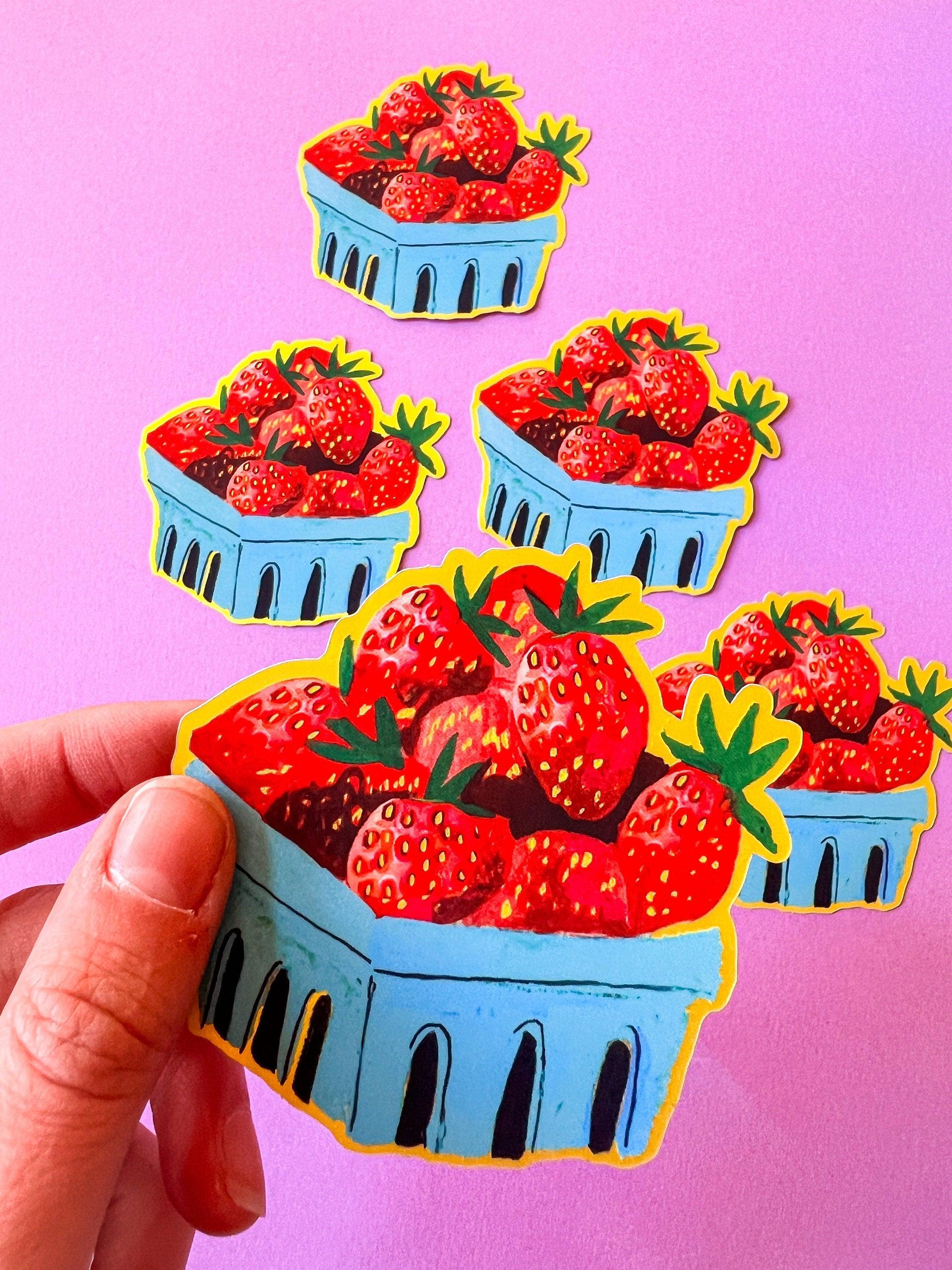 Strawberries Sticker