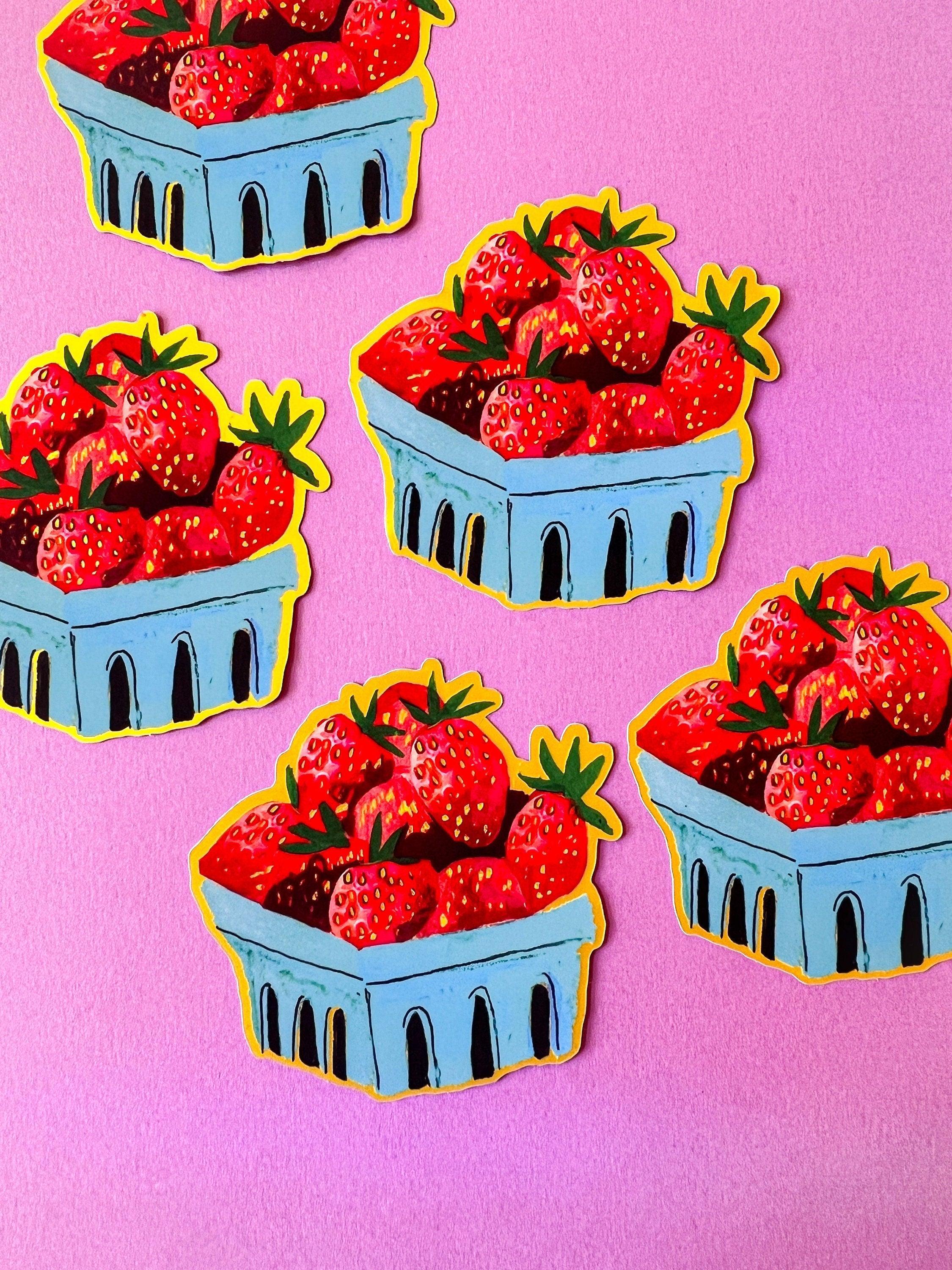 Strawberries Sticker