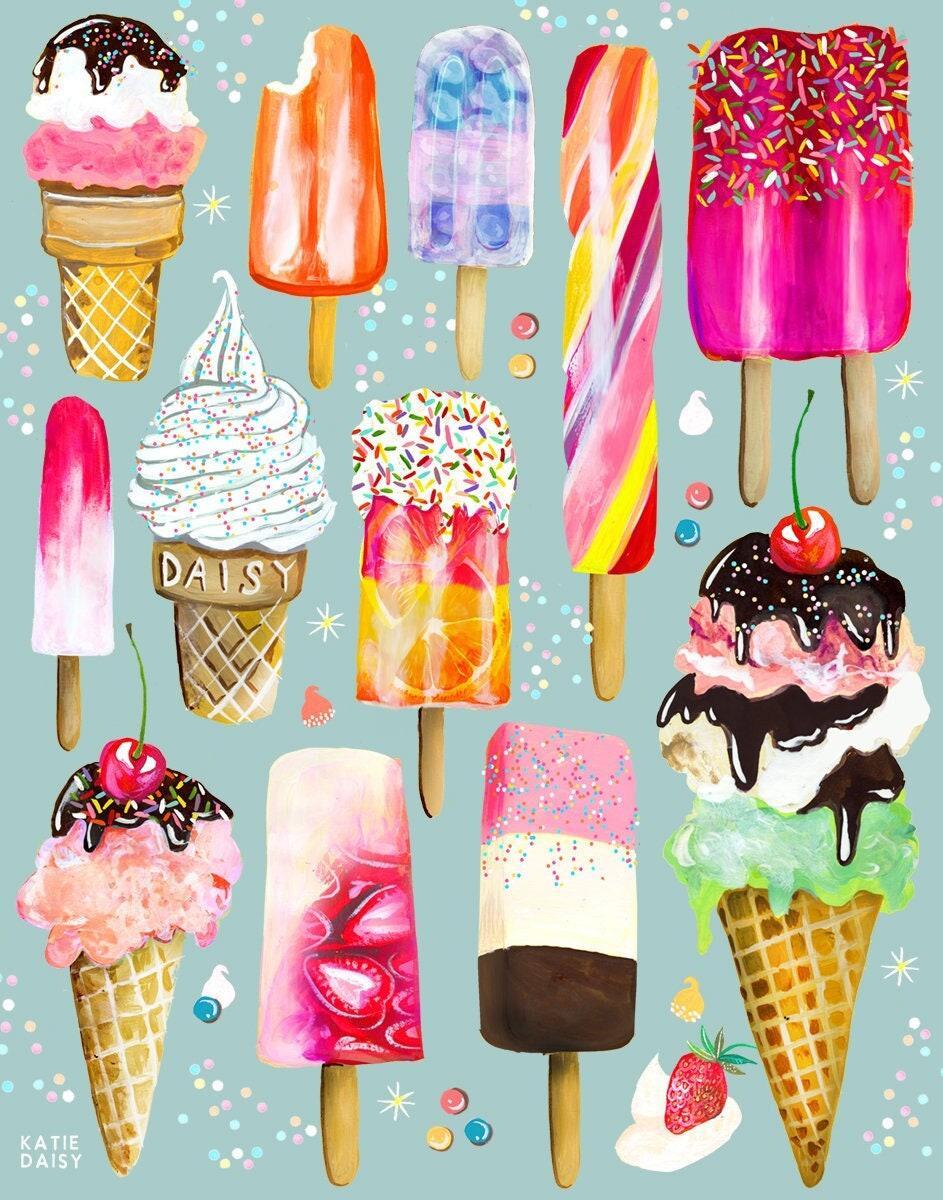 Ice Cream Art Print