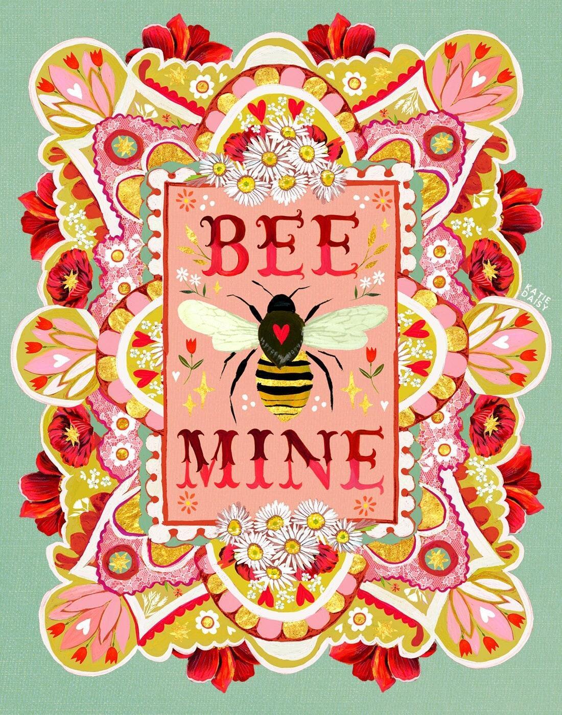 Bee Mine Art Print