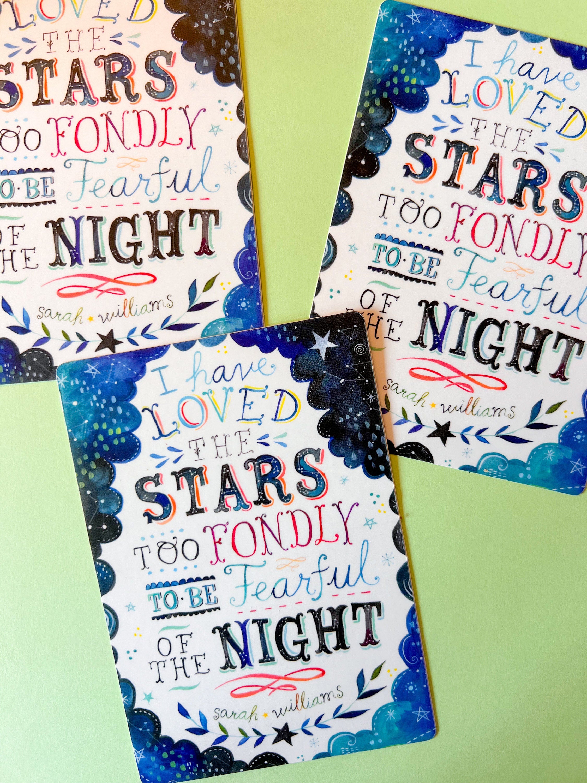 Stars - XL Matte Sticker
