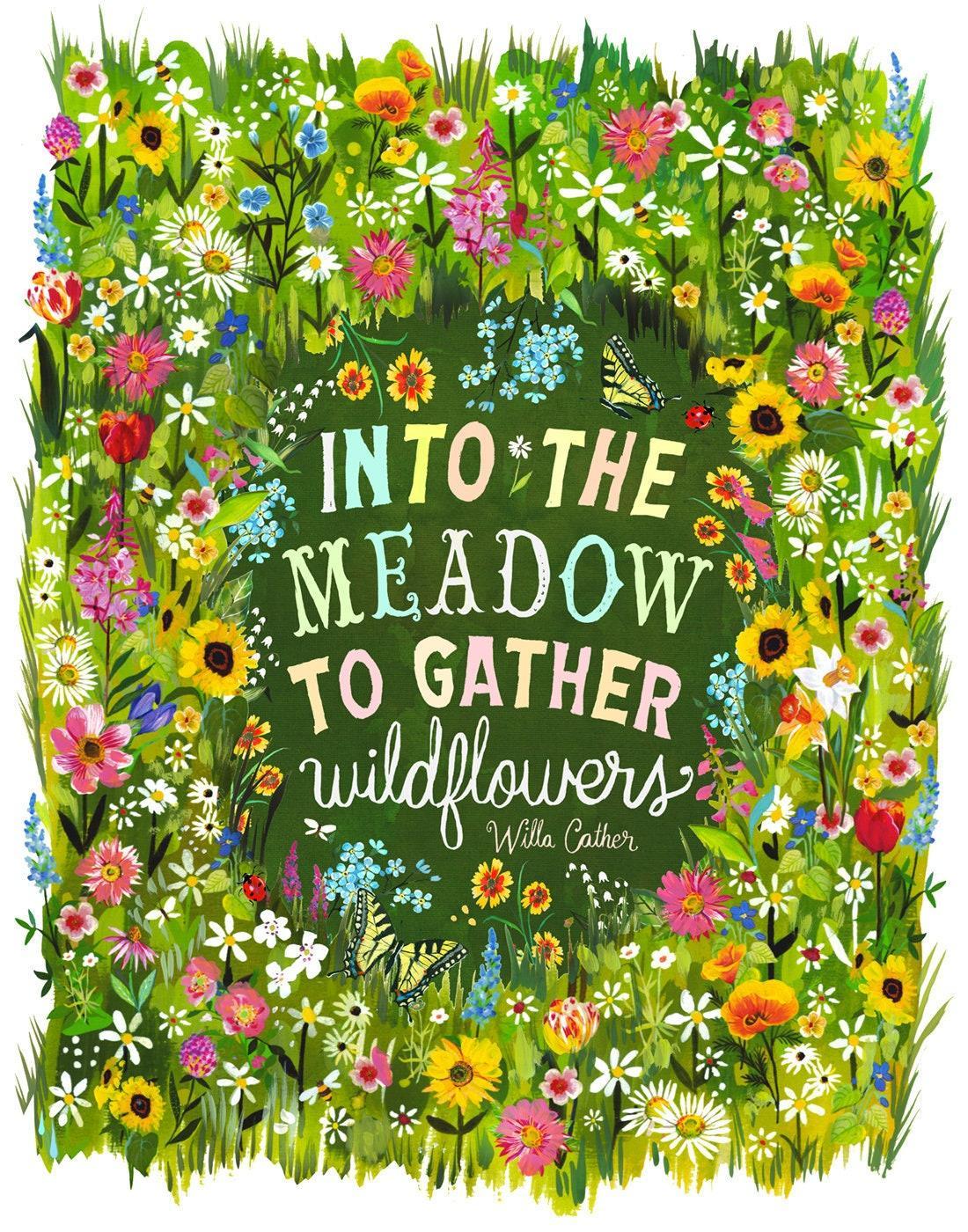 Into The Meadow Art Print
