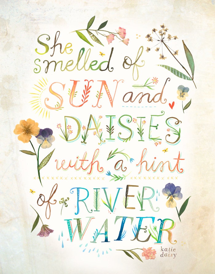 Sun and Daisies Art Print