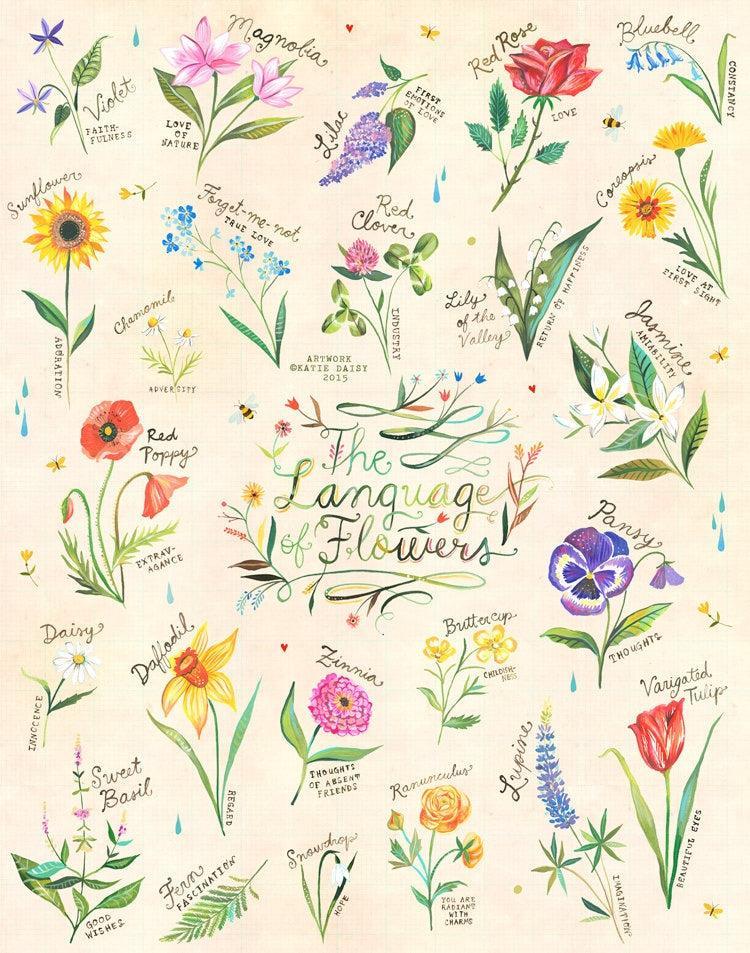 The Language of Flowers Art Print