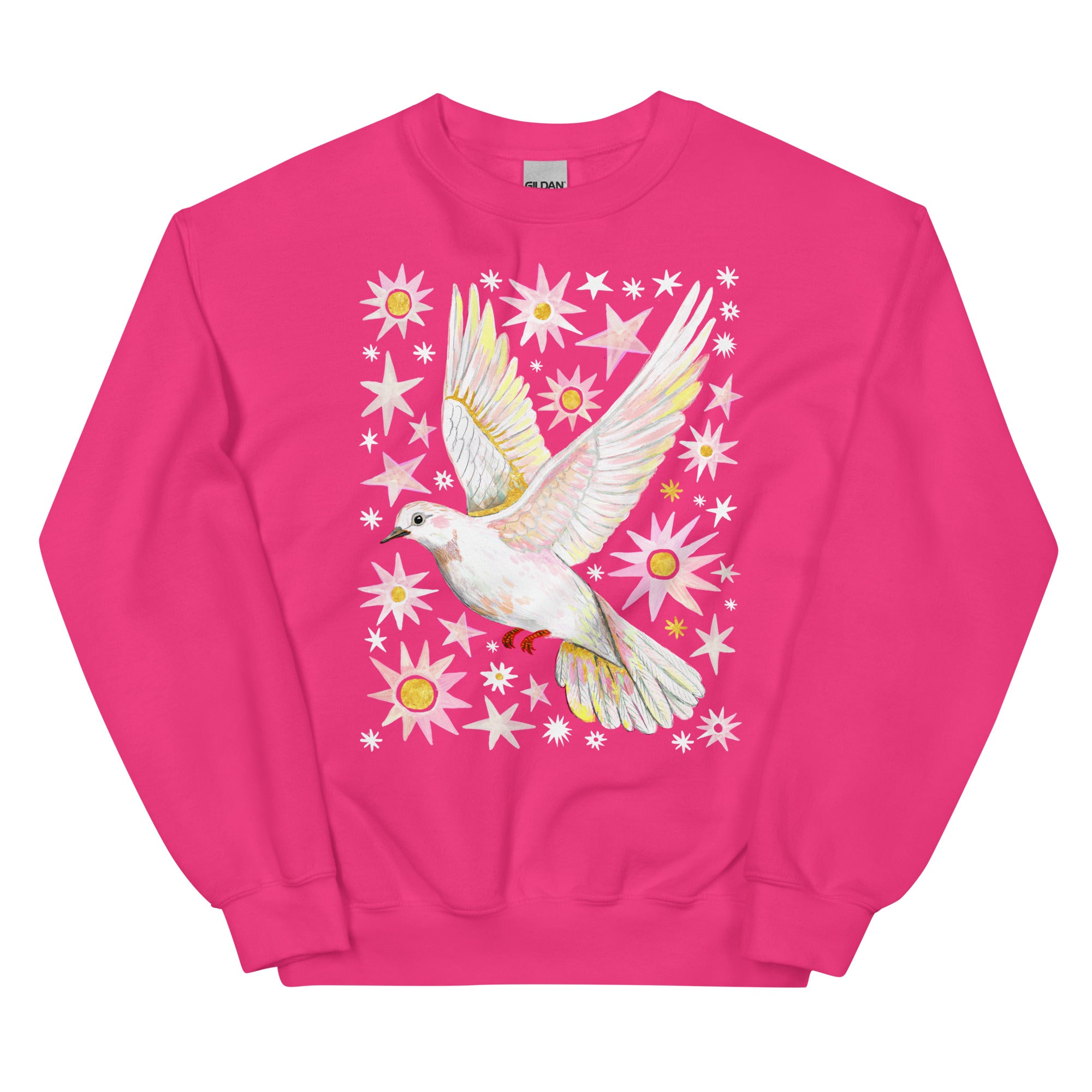 Dove Unisex Sweatshirt Heliconia