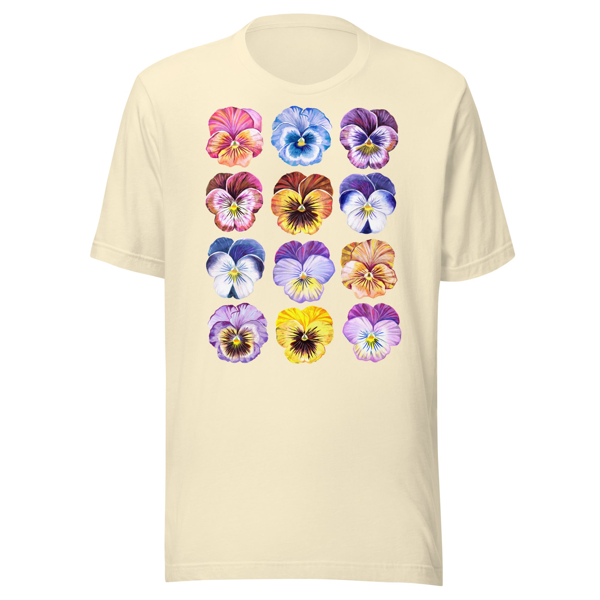 Pansy Unisex t-shirt Natural