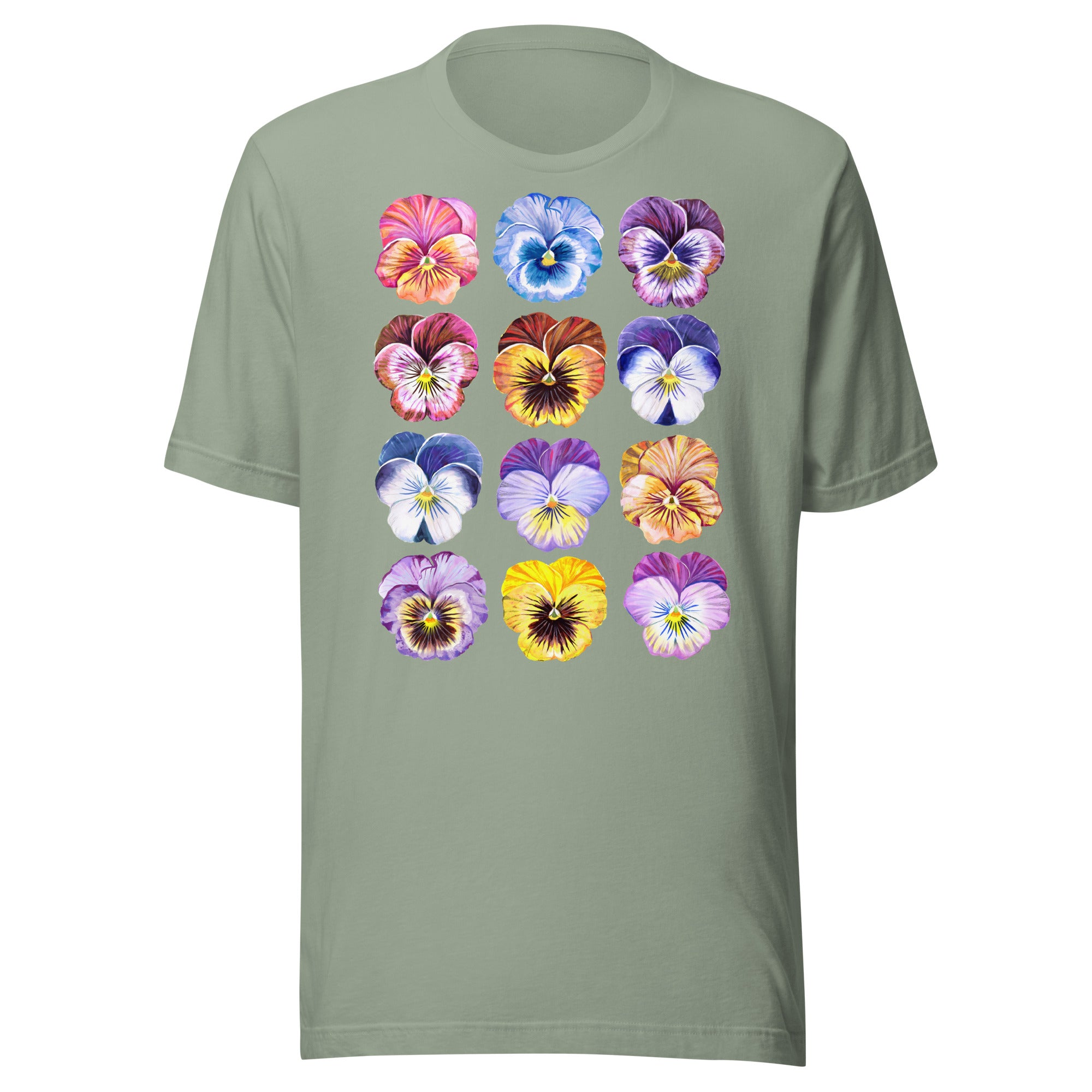 Pansy Unisex t-shirt Sage