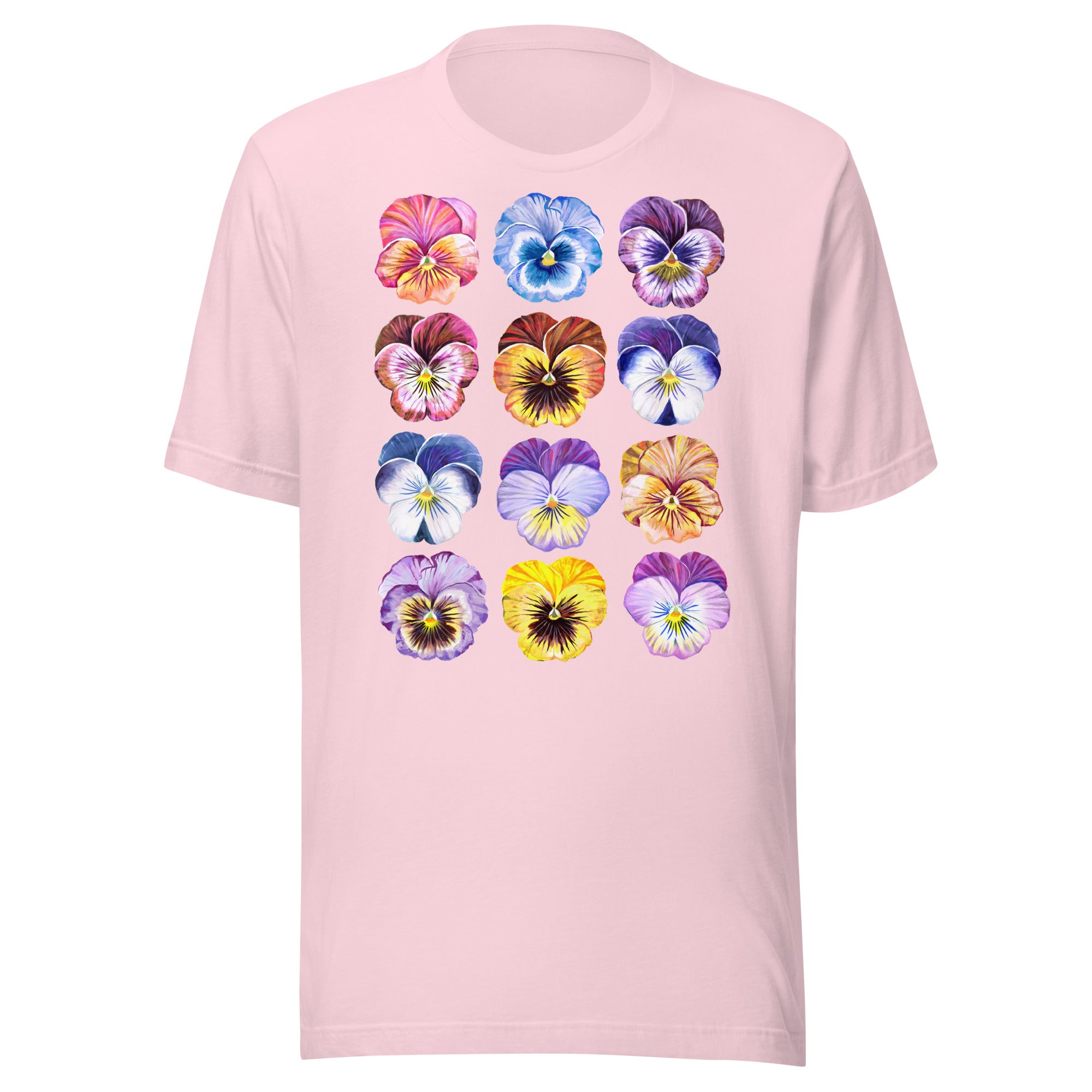 Pansy Unisex t-shirt Soft Pink