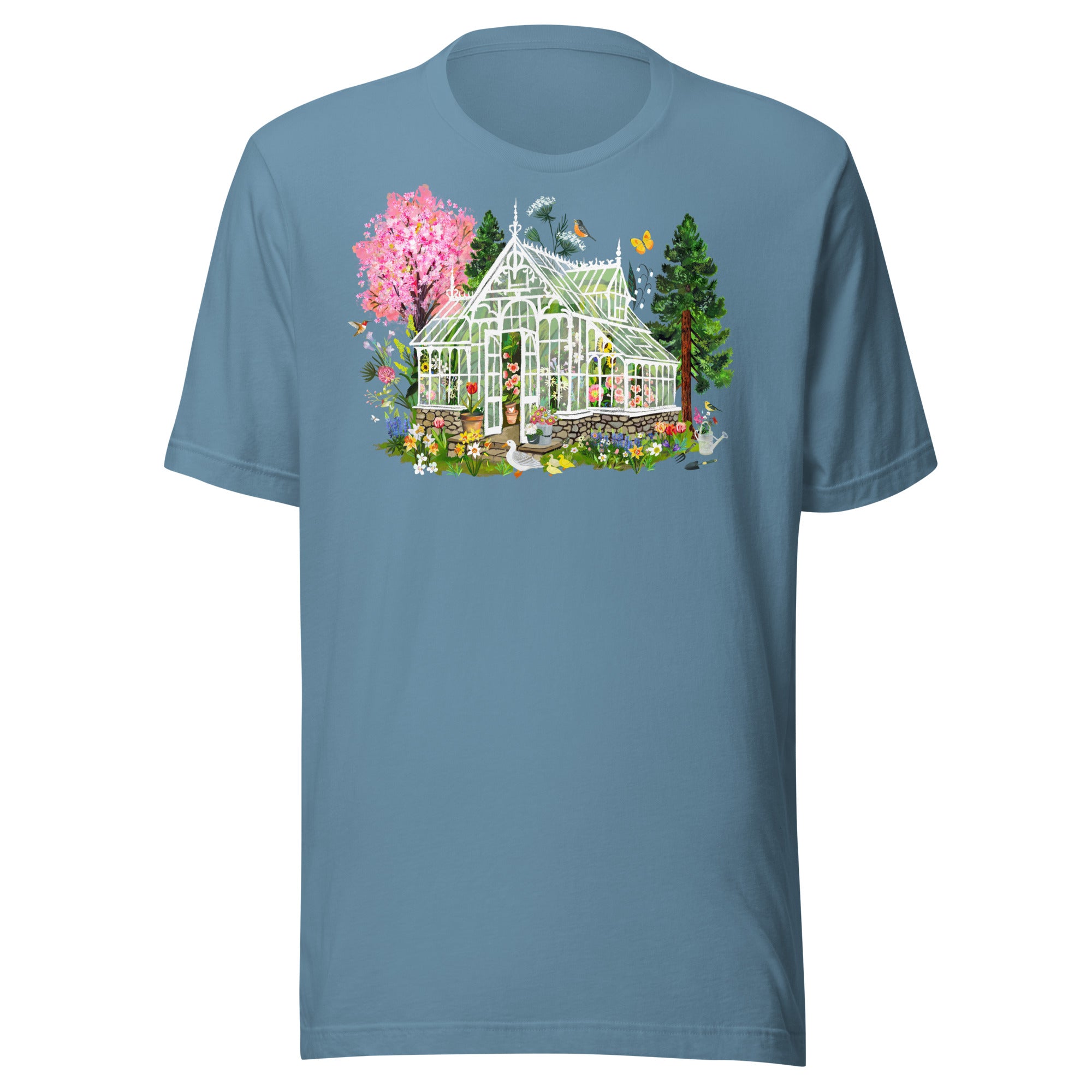 Greenhouse Unisex t-shirt Steel Blue
